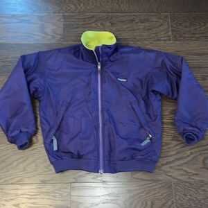Heavy Purple Thick Fleece Patagonia Zipper Trail hiking Jacket Coat 8 Women’s M